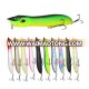 140mm 26g artificial top water popper snake head wobbler hard fishing lure