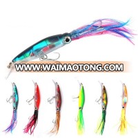 Wholesale 220mm 41.1g Fishing Lures Minnow Lure Hard Bass Squid bionic bait