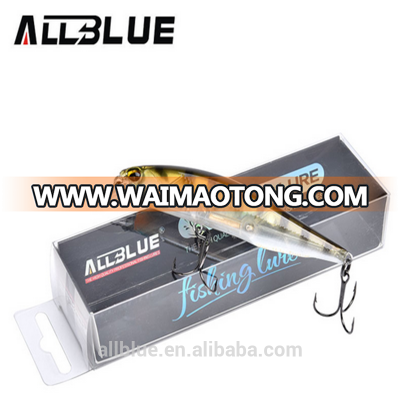 ALLBLUE Hot Sale Fishing Lure 14.1g 100mm Whobbler Floating Minnow Fishing Tackle