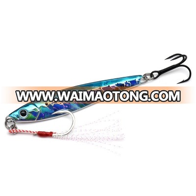 ALLBLUE 35g 3D print lead sinking long metal fishing jig lure